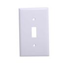 Single Toggle Switch Cover in White