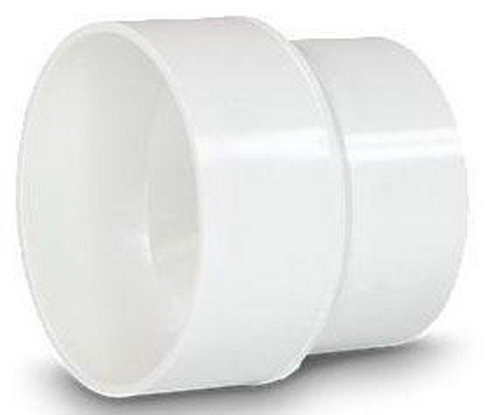 Multi-Fittings Corporation White Hub DWV SDR 35 PVC Coupling 