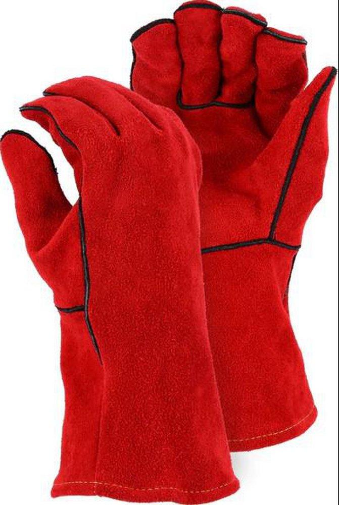 LINED Rust WELDING Gloves Universal SIZE 