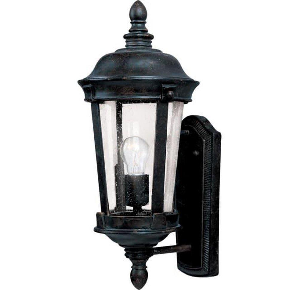 Maxim Lighting&reg; Bronze 17 x 17 in. 100W 1-Light Outdoor Wall Lantern 