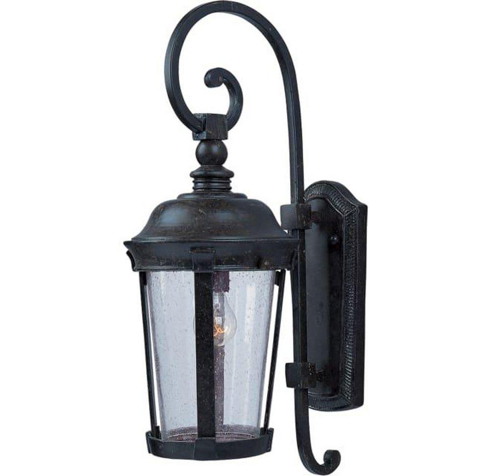 Maxim Lighting&reg; Bronze 19-1/2 x 8 in. 100W 1-Light Outdoor Wall Lantern 