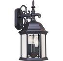 19 in. 40W Wall Mount Candelabra Lantern in Empire Bronze