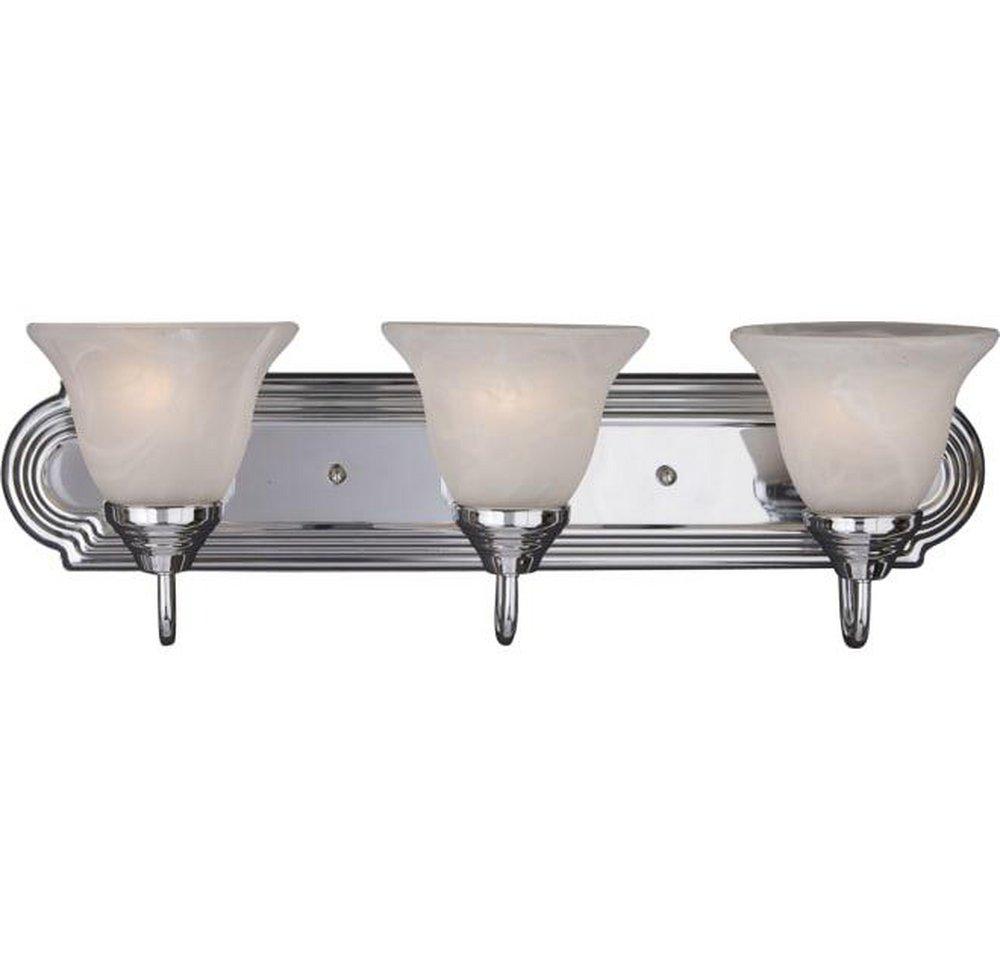 Maxim Lighting&reg; Polished Chrome 180W 3-Light Medium E-26 Incandescent Vanity Fixture 