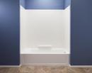 50 x 58 in. Tub & Shower Wall  in White