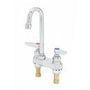Lavatory Fct, Deck Mt, 4" Centers, Swivel/Rigid Gooseneck, Aerator, 1/2" NPSM Male Shanks