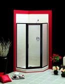 65 x 22-5/8 in. Framed Shower Door with Obscure Glass in Silver