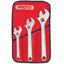 Stanley-Proto Satin Adjustable Wrench Set 
