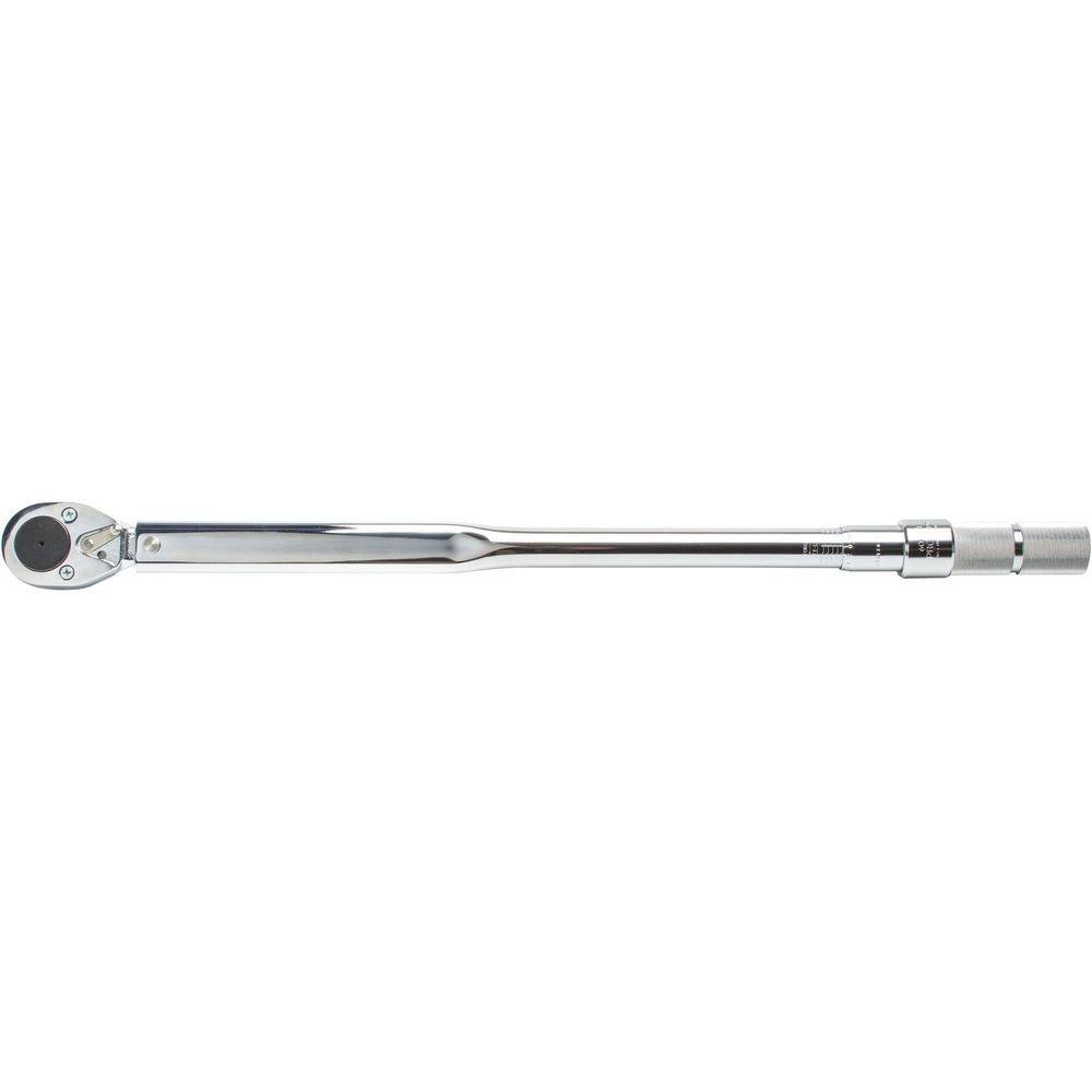 3/4" Drive Ratcheting Head Micrometer Torque Wrench 60-300 Ft-LbsR 