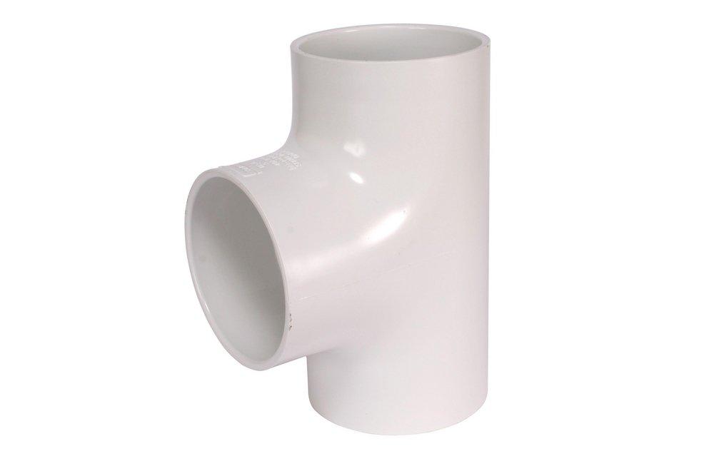 White PVC Schedule 40 Tee 