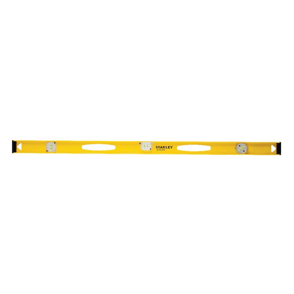 Stanley Yellow I-Beam Aluminum Level with Scale 