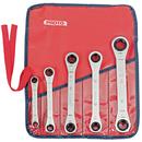 Stanley-Proto Polished Chrome Ratchet Set with Pouch 