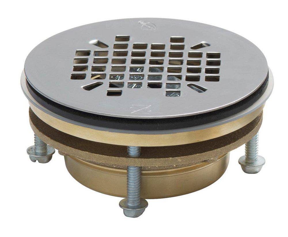 Sioux Chief No Caulk Brass Shower Drain 