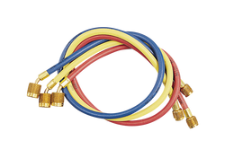 60 in. 1/4 in. Hose Set R/Y/B with 45&deg; SealRight&trade; fitting at One End