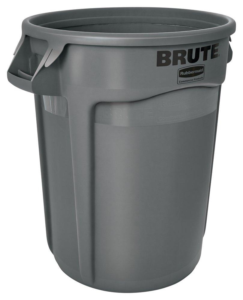 Rubbermaid Grey 22 in. 32 gal Polyethylene Container 