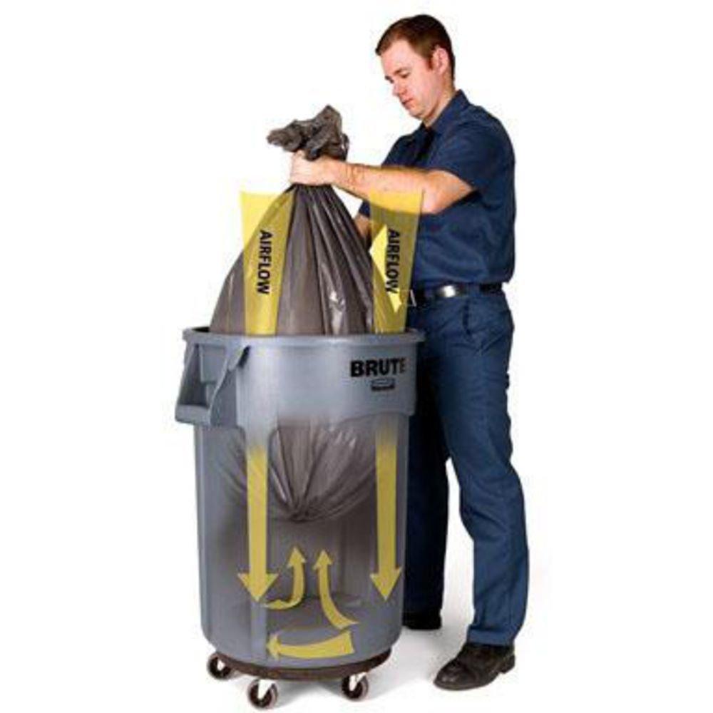 Rubbermaid Grey 26-1/2 in. 55 gal Container 