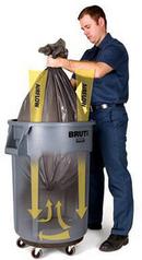 Rubbermaid Grey 26-1/2 in. 55 gal Container 