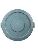 22-2/5 in. 32 gal HDPE Container Lid in Grey