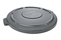 22-2/5 in. 32 gal HDPE Container Lid in Grey