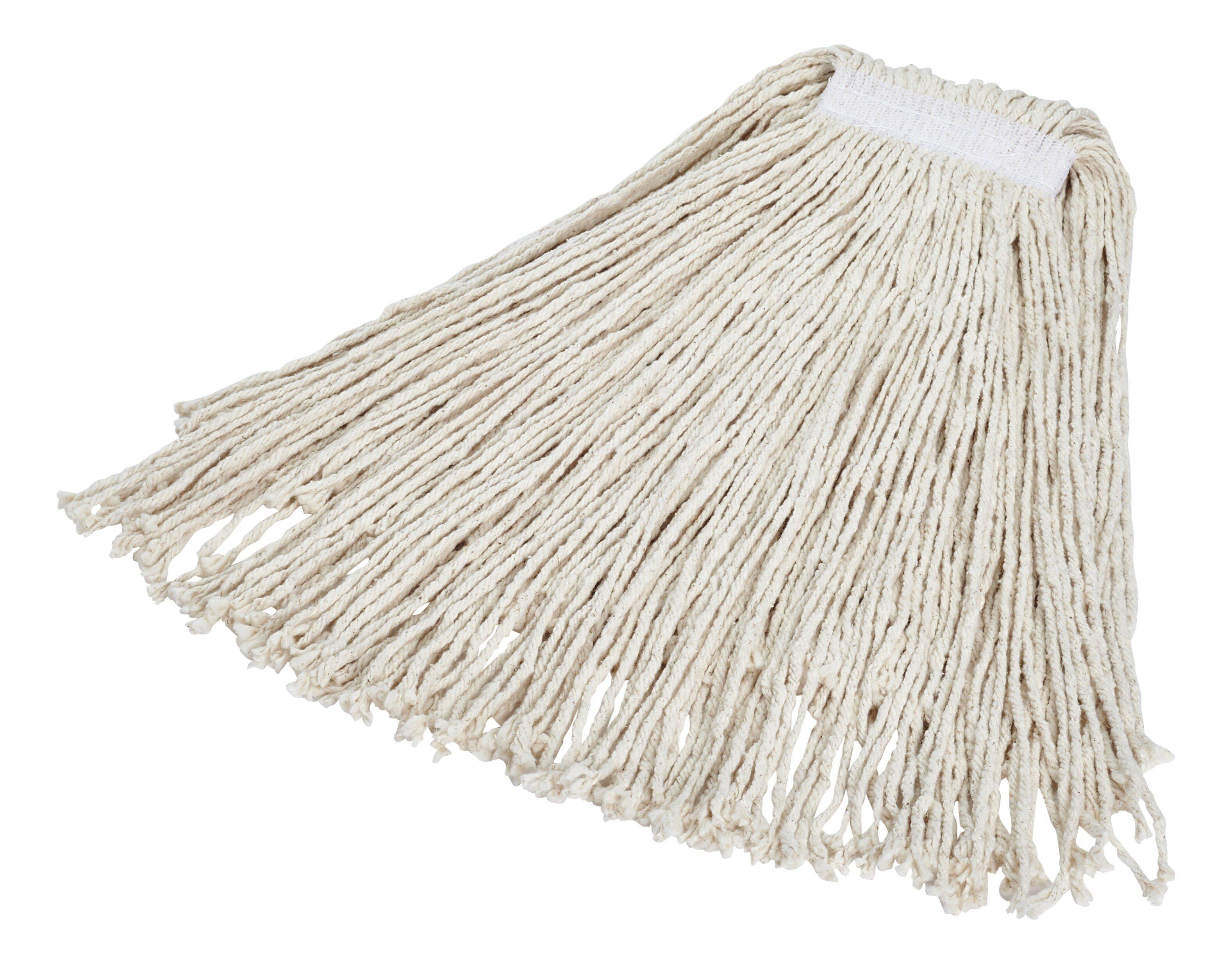 Rubbermaid White 5-1/2 x 7 in. Cotton and Fiber Mop in White 