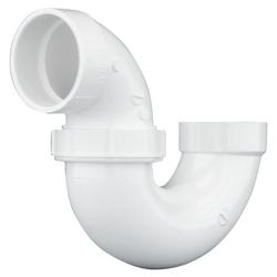 2 in. PVC DWV Union P-Trap with Plastic Nut