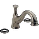 3-Hole Roman Tub Trim with Double-Handle in Aged Pewter (Trim Only)