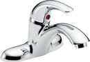 Single Handle Lever Deck Mount Service Faucet in Polished Chrome