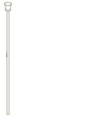 Pfister Polished Chrome Pop-up Rod 