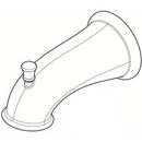 Pfister Polished Chrome 1/2 x 6-1/32 in. NPT Metal Tub Spout 