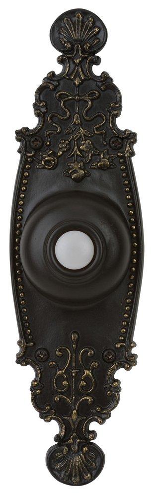 Craftmade Antique Bronze 7 in. Lighted Surface Push Button Door Bell 