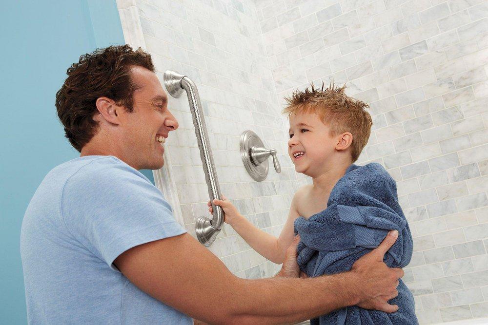 Moen Brushed Nickel 24 in. Grab Bar 