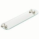 Moen Brushed Nickel 24 in. Glass and Zinc Bathroom Shelf 