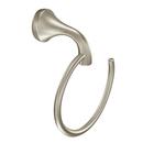 Moen Brushed Nickel Round Open Towel Ring 