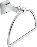 D-shaped Closed Towel Ring in Polished Chrome