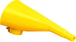 9 gal. Plastic Funnel in Yellow