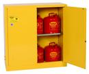 30 gal Safety Cabinet with 2-Door and Manual-Closing in Yellow