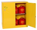 Eagle Yellow Safety Cabinet with 2-Door and Manual-Closing in Yellow 