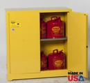 Eagle Yellow Safety Cabinet with 2-Door and Manual-Closing in Yellow 