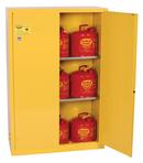 45 gal Safety Cabinet with 2-Door and Manual-Closing in Yellow