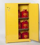 Eagle Yellow Safety Cabinet with 2-Door and Manual-Closing in Yellow 