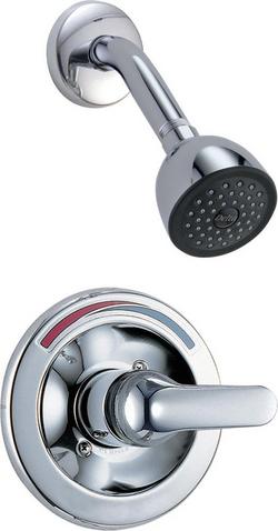 Single Handle Multi Function Shower Faucet in Chrome (Trim Only)