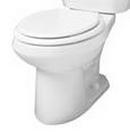 Round Toilet Bowl in White with Right-Hand Trip Lever