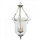 Livex Lighting Brushed Nickel 25 in. 3-Light Foyer Pendant 