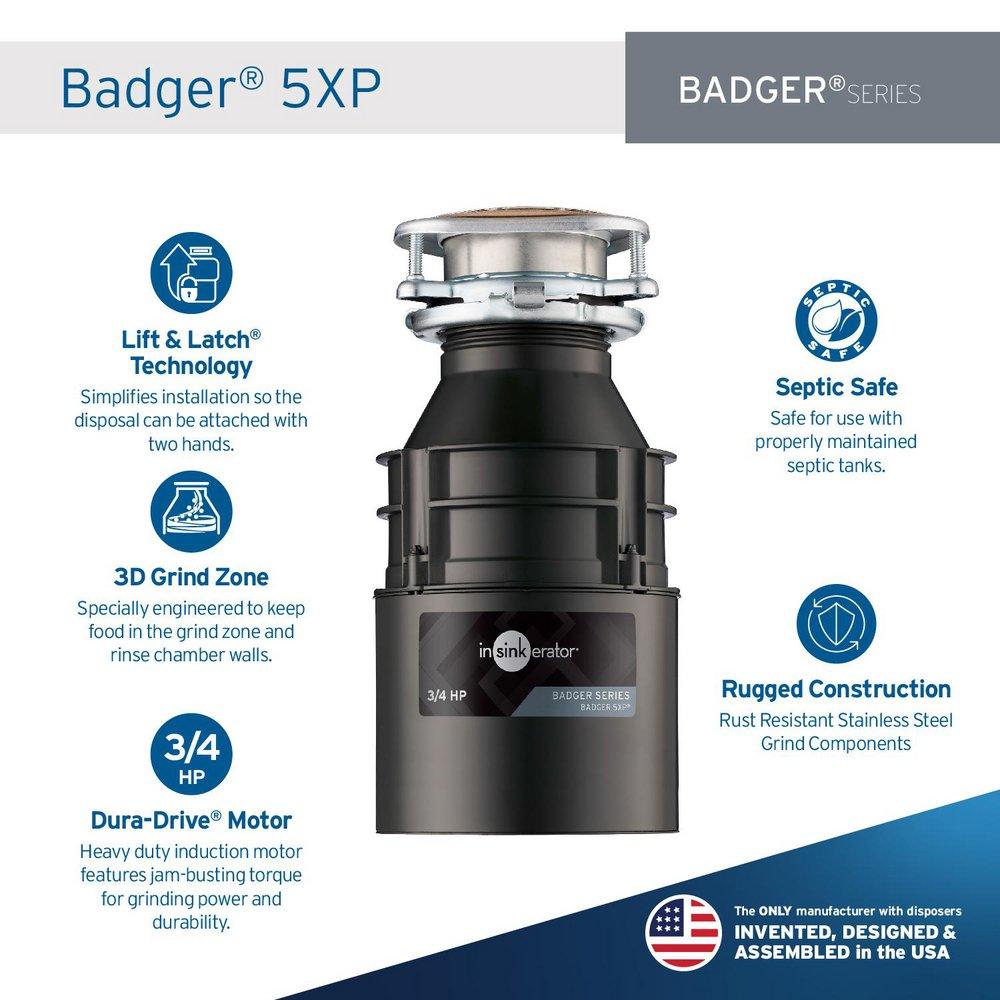 InSinkErator&reg; Grey Continuous Feed Garbage Disposal 