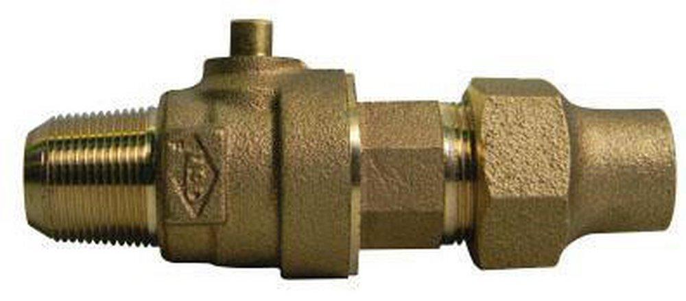 A.Y. McDonald CC x Flare Brass Ball Corp Valve 