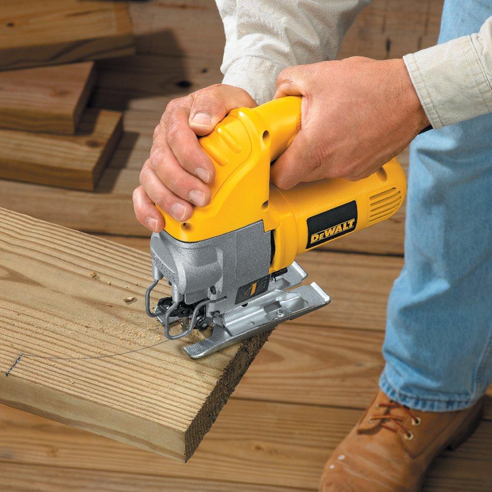 DEWALT Silver 8 ft. Variable Speed Orbital Jigsaw Kit 
