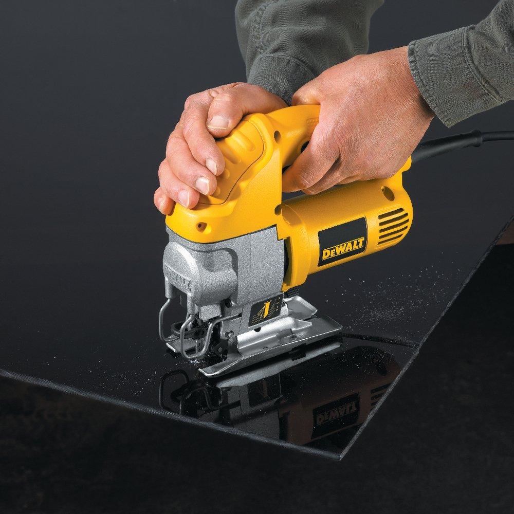 DEWALT Silver 8 ft. Variable Speed Orbital Jigsaw Kit 