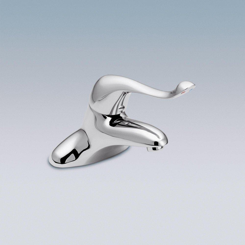 Moen Chrome Single Handle Centerset Bathroom Sink Faucet 