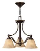 Hinkley Olde Bronze 22-1/2 in. 100W 3-Light Medium Chandelier 