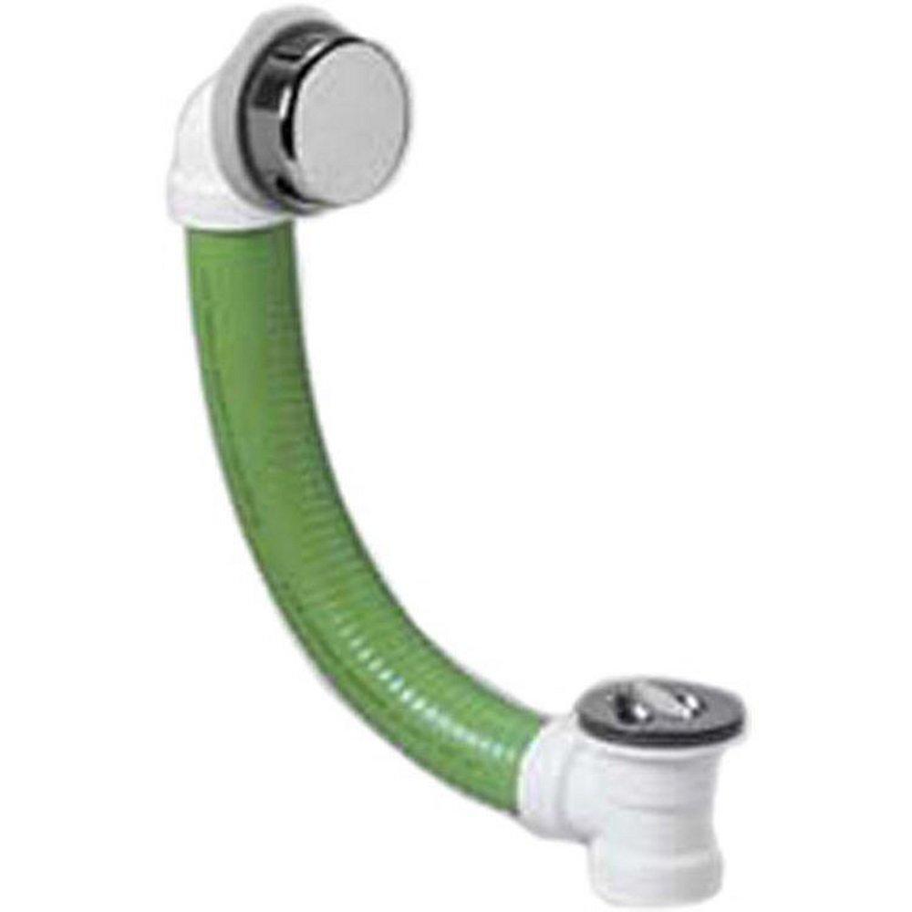 Watco Chrome Plated Flexible Tubing Push-Pull Bath Waste Kit 