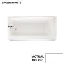 30 x 60 in. Soaker Drop-In Bathtub with Left Drain in White